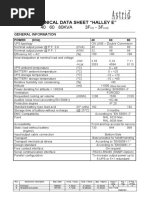 Technical Data Sheet "Halley E": 40 60 80KVA 3F - 3F