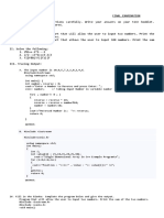 Final Examination Direction: Read The Instructions Carefully. Write Your Answers On Your Test Booklet