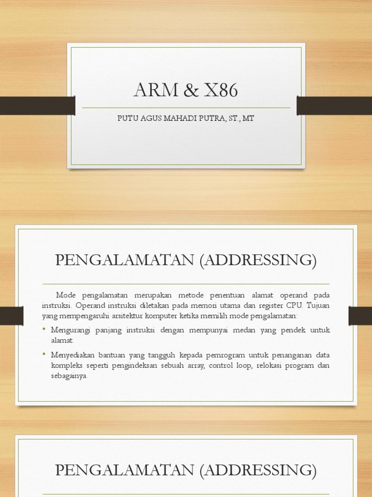 ARM & X86 A Comparison of Two Leading CPU Architectures PDF