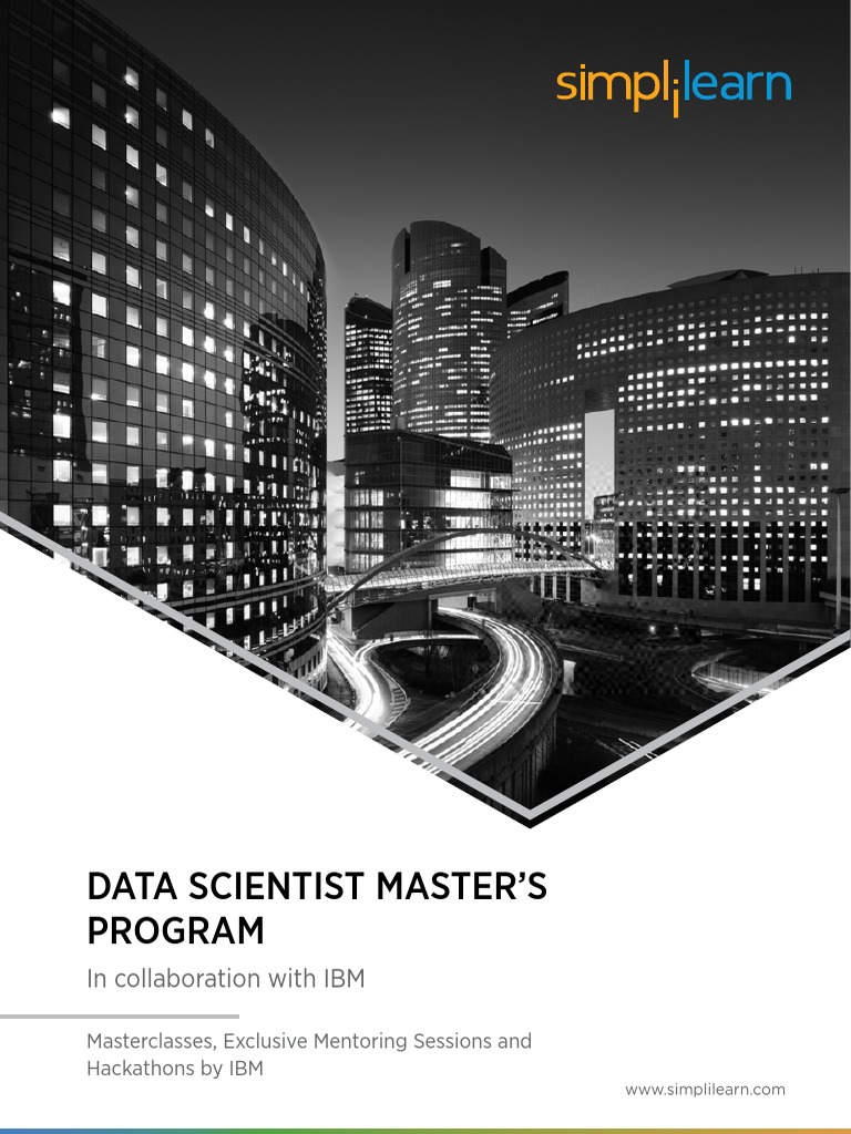 Data Scientist Master’s Program Overview | PDF | Machine Learning ...