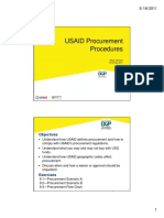 USAID Procurement Procedures
