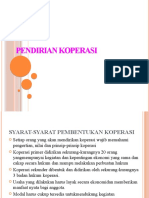 8 Pendirian Koperasi