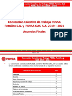 CCT PDVSA Petróleo y Gas 2019-2021 acuerdos finales