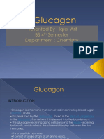 Biochemistry Assignment GLUCAGONE by IQRA ARIF