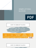 Simplifying Ratios: Q2 Math 5 Week 8 Lesson 2