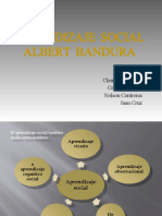Aprendizaje Social de Albert Bandura