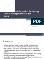 Improving ITSM with Six Sigma