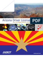 Arizona Driver License Manual: and Customer Service Guide