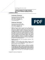 A Simulation-Based Analysis For Improvement of Productivity in Sick Chemical Dyeing Factory: A Research Article