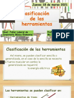 Clasificación de herramientas manuales, eléctricas y neumáticas