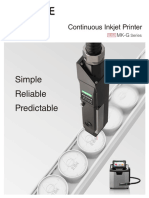 Simple Reliable Predictable: Continuous Inkjet Printer