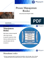 Proses Manajemen Risiko Dan Penyusunan Register Risiko