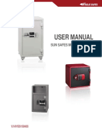 User Manual: Sun Safes Mfg. Co. Korea