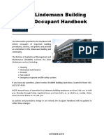 Lindemann Occupant Handbook October 2019