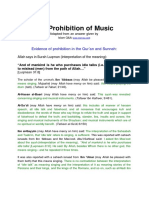 Islamic Ruling on the Prohibition of Music