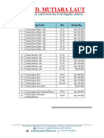 Pricelist Mutiara Laut