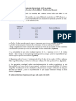 Taller Distribución de Probabilidad - Distribución Binomial