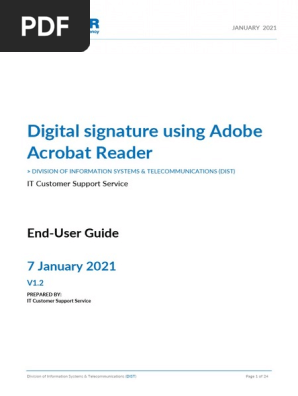 Digital Signature Using Adobe Acrobat_User Guide(1)