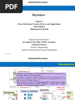 Thyristors: Power Electronics Circuits, Devices, and Applications Third Edition Muhammad H. Rashid