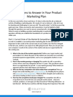 16 Questions to Answer in Your Product Marketing Plan PMM Kit 2020 pdf