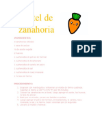 Pastel de Zanahoria