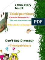 What Is This Story About?: Who Studies Dinosaurs?