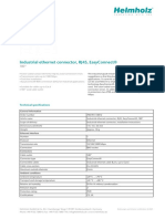 Industrial Ethernet Connector, Rj45, Easyconnect®: Technical Specifications