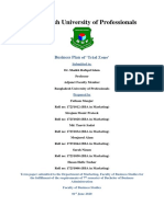 Bangladesh University of Professionals: Business Plan of Trial Zone'