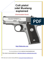 Colt Pistol Model Mustang Explained