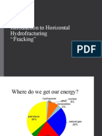 Introduction To Horizontal Hydrofracturing "Fracking"