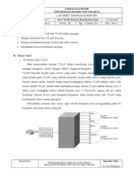 Contoh LebSheet VLAN, InterVAN