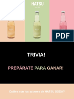 Trivia Lanzamiento Hatsu Soda