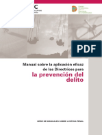 Handbook on the Crime Prevention Guidelines Spanish