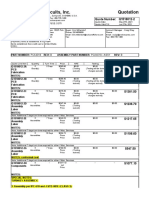 Sierra Circuits, Inc. Quotation: Quote Number: Q1518012-2