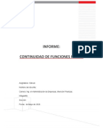 Informe Continuidad de Funciones Reales Calculo