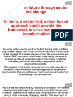 A Low-Carbon Future Through Sector-Led Change in India, A Sector-Led, Action-Based Approach Could Provide The Framework To Drive Low-Carbon Transformation