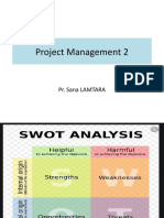Project Management 2: Pr. Sana Lamtara