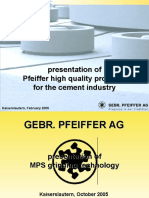 Presentation of Pfeiffer High Quality Products For The Cement Industry