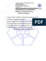 SOP Kebersihan Sekretariat