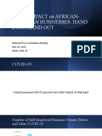 Covid Impact On African-American Businesses: Hand In-No Hand Out