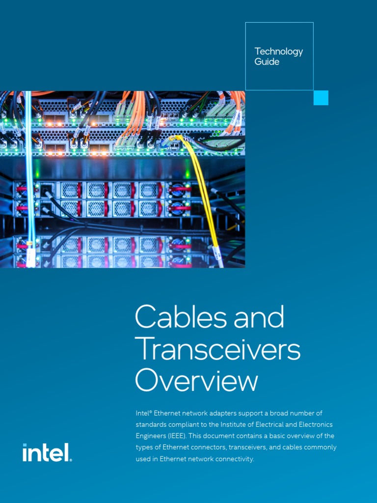 Ethernet Cables and Transceivers Tech Guide | PDF | Networks ...