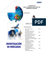  INSTITUTO ADEX PROYECTO DE INVESTIGACION DE MERCADO Kilipto Dental 