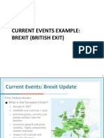 Current Events Example: Brexit (British Exit)