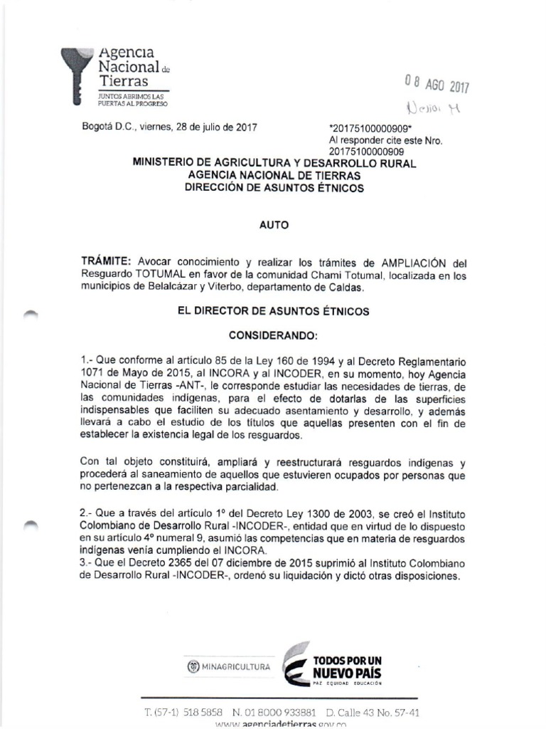 Anexo 2 Auto Que Avoca 20175100000909 PDF