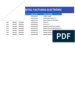 Reporte de Ventas: Facturas Electrónicas: Serie Número Sucursal Cliente Doc Cliente Nombre