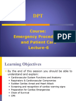 Course: Emergency Procedures and Patient Care Lecture-6