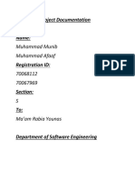 Project Documentation: Muhammad Munib Muhammad Afaaf