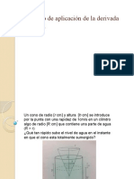 Ejercicio de Aplicación de La Derivada Calculo 1