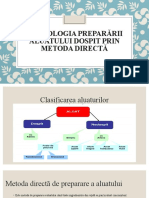 Aluaturi dospite preparate prin metoda direct[ (1)