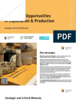 Investment Opportunities in Exploration & Production - Strategic and Critical Minerals